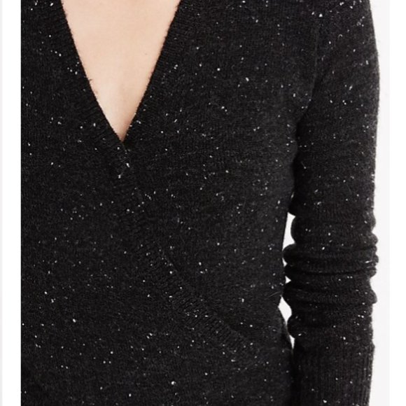 Madewell Wrap-Front Pullover Sweater - Picture 3 of 6